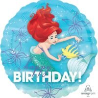 Μπαλόνι Γοργόνα Άριελ - Happy Birthday