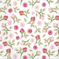 Χαρτοπετσέτες Φαγητού με Τριαντάφυλλα - 20 τμχ.