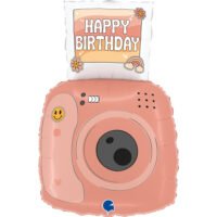 Μπαλόνι Φωτογραφική Μηχανή Happy Birthday