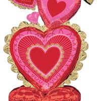 Standing Μπαλόνι Valentine Scalloped Sweethearts