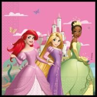Χαρτοπετσέτες Disney Πριγκίπισσες New - 20 τμχ.