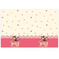 Τραπεζομάντηλο Πλαστικό Μάσα και Αρκούδος