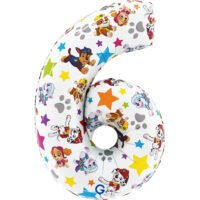 Μπαλόνι Foil Νούμερο 6 Paw Patrol 53x71cm – New