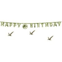 Γιρλάντα Happy Birthday Jurassic World -165 cm