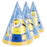 Καπελάκια Minions σε 3 Σχέδια - 6 τμχ.