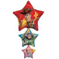 Τριπλό Μπαλόνι με αστέρια Toy Story