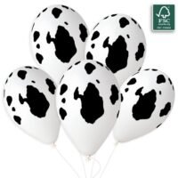 Latex Μπαλόνια CowPrint - 6 τμχ.