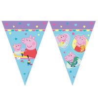 Τριγωνικά Σημαιάκια Πέππα Γουρουνάκι & Baby Pig - 2.3m
