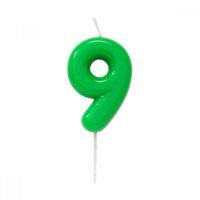 Κεράκι Νούμερο “9” Πράσινο