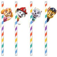 Χάρτινα Καλαμάκια  Paw Patrol - 8 τμχ.