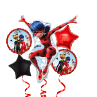 Ladybug Miraculous Balloon Bouquet II – 5τμχ.