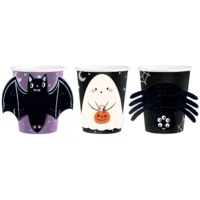 Χάρτινα Ποτήρια Halloween Spooky Friends – 6 τμχ.