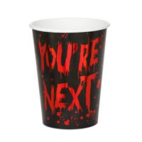 Χάρτινα Ποτήρια 250ml You’re Next με Αίμα – 6 τμχ.